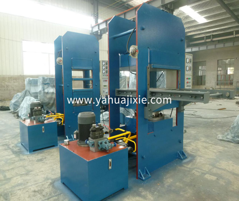 手動(dòng)推拉模裝置硫化機(jī)